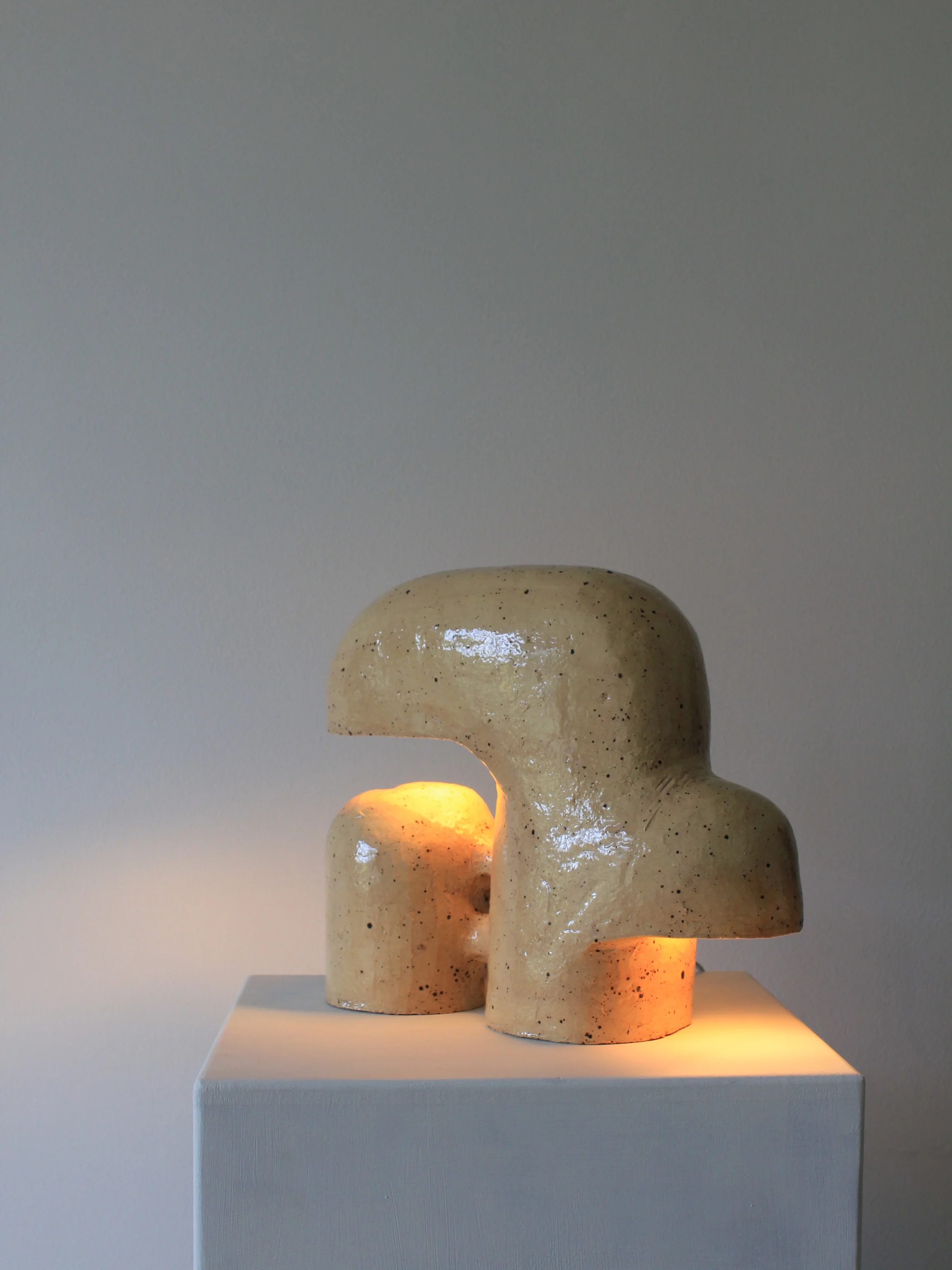 Ceramic lamp, detail