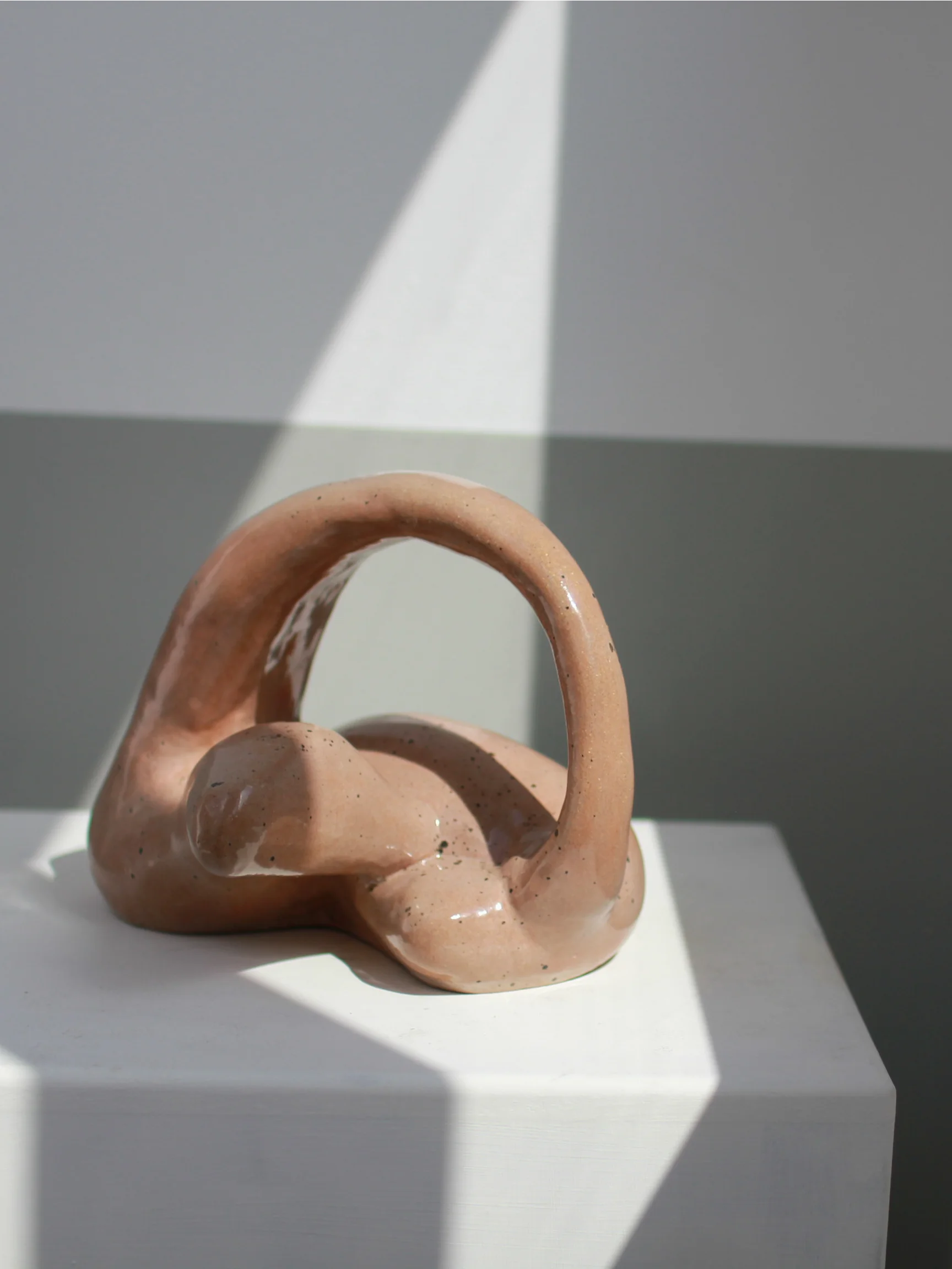 Ceramic sculpture, surface texture